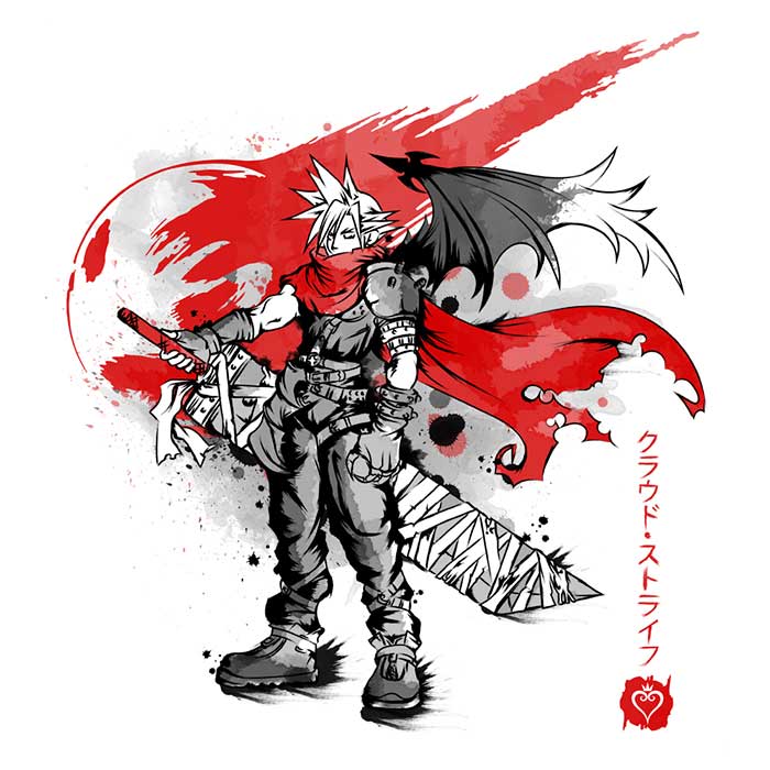 Ex-Soldier Kingdom Sumi-e Men's Apparel - Adult & Kids T-Shirts, Sweatshirts & Hoodies apparel design preview 2