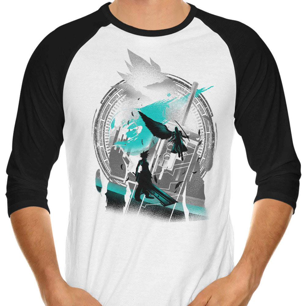Ex-Soldier of VII (Alt) 3/4 Sleeve Raglan - Adult & Kids T-Shirts, Sweatshirts & Hoodies apparel design preview 1