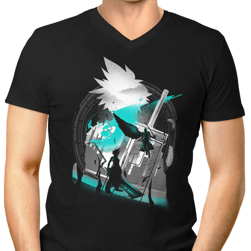 Ex-Soldier of VII (Alt) Men's V-Neck - Adult & Kids T-Shirts, Sweatshirts & Hoodies apparel design preview 1