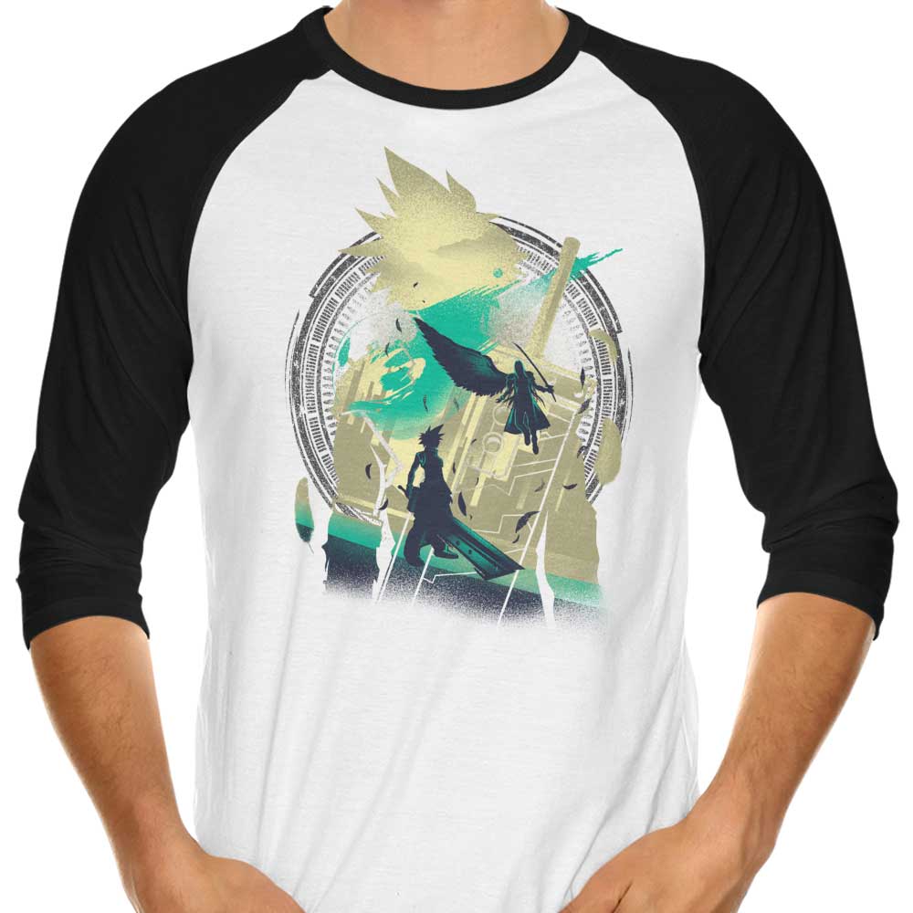 Ex-Soldier of VII 3/4 Sleeve Raglan - Adult & Kids T-Shirts, Sweatshirts & Hoodies apparel design preview 1