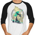 Ex-Soldier of VII 3/4 Sleeve Raglan - Adult & Kids T-Shirts, Sweatshirts & Hoodies apparel design preview 1