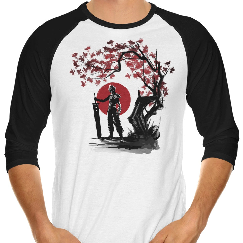Ex-Soldier Under the Sun 3/4 Sleeve Raglan - Adult & Kids T-Shirts, Sweatshirts & Hoodies apparel design preview 1