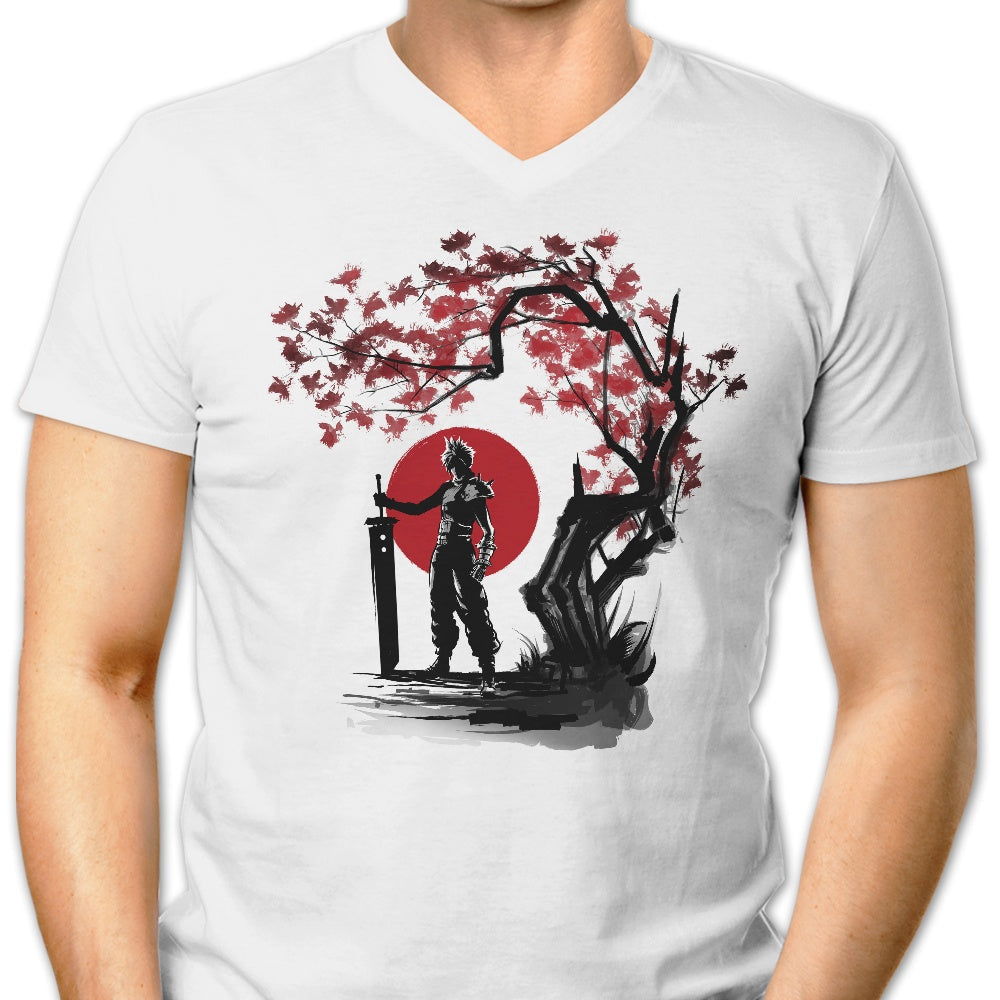 Ex-Soldier Under the Sun Men's V-Neck - Adult & Kids T-Shirts, Sweatshirts & Hoodies apparel design preview 1