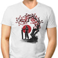 Ex-Soldier Under the Sun Men's V-Neck - Adult & Kids T-Shirts, Sweatshirts & Hoodies apparel design preview 1