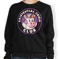 Existential Crisis Club - Adult & Kids T-Shirts, Sweatshirts & Hoodies apparel design preview 1