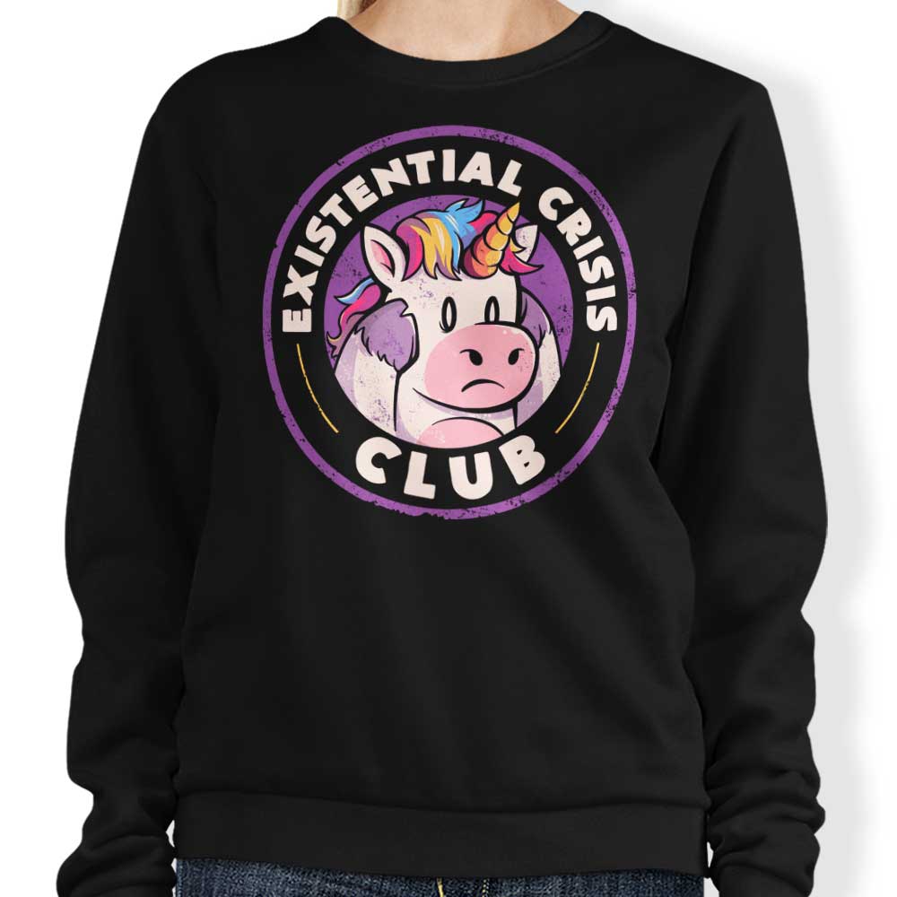 Existential Crisis Club - Adult & Kids T-Shirts, Sweatshirts & Hoodies apparel design preview 1