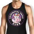 Existential Crisis Club Tank Top - Adult & Kids T-Shirts, Sweatshirts & Hoodies apparel design preview 1