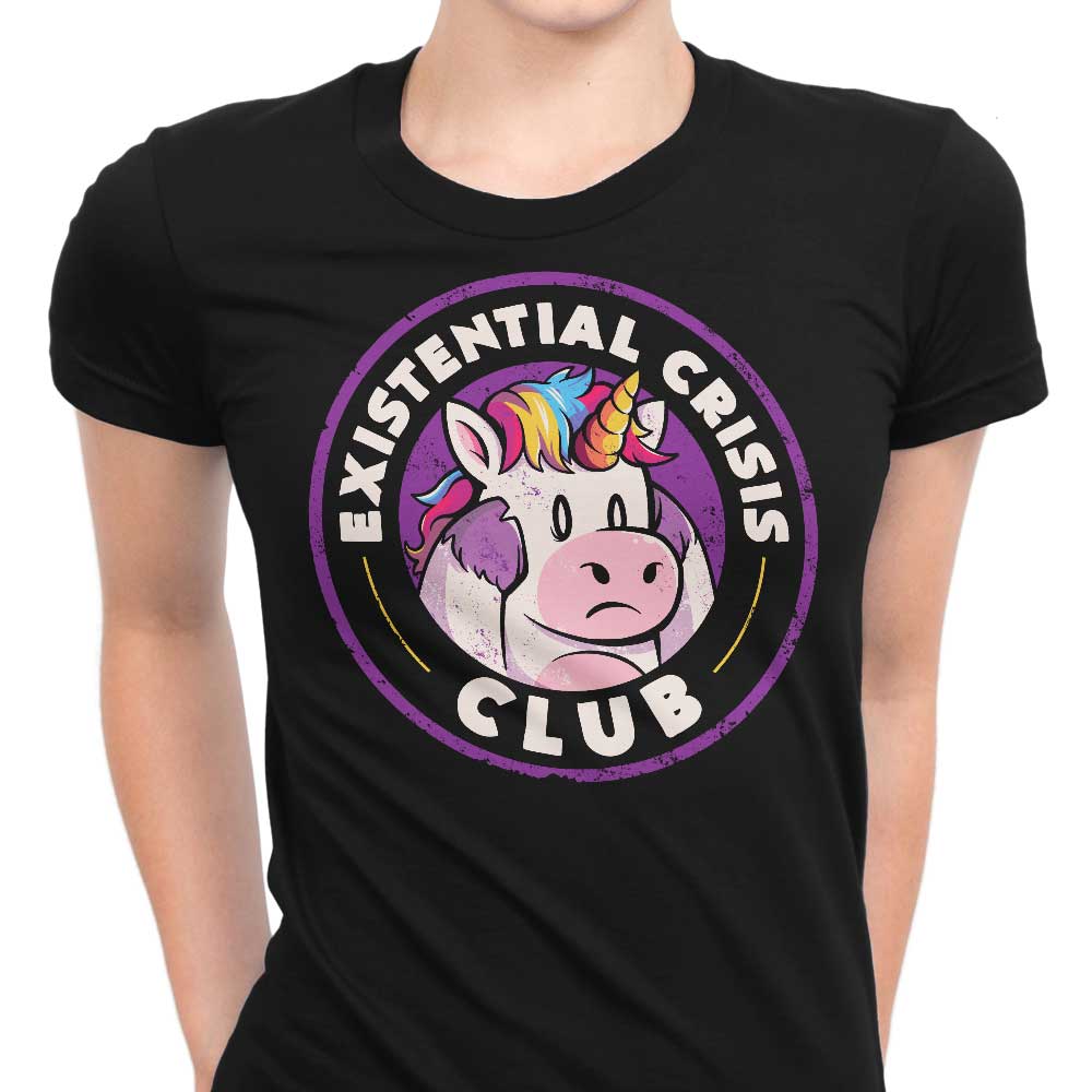 Existential Crisis Club Women's Apparel - Adult & Kids T-Shirts, Sweatshirts & Hoodies apparel design preview 1