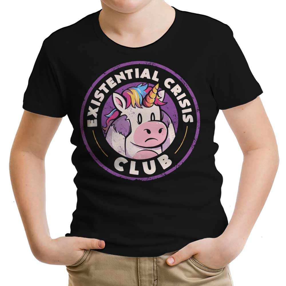 Existential Crisis Club Youth Apparel - Adult & Kids T-Shirts, Sweatshirts & Hoodies apparel design preview 1