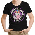 Existential Crisis Club Youth Apparel - Adult & Kids T-Shirts, Sweatshirts & Hoodies apparel design preview 1
