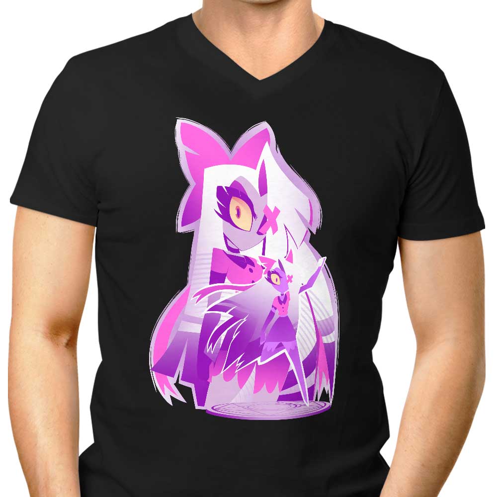 Exorcist Angel Men's V-Neck - Adult & Kids T-Shirts, Sweatshirts & Hoodies apparel design preview 1