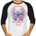 Experiment 666 3/4 Sleeve Raglan - Adult & Kids T-Shirts, Sweatshirts & Hoodies apparel design preview 1