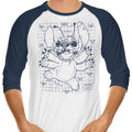 Experimental Plans 3/4 Sleeve Raglan - Adult & Kids T-Shirts, Sweatshirts & Hoodies apparel design preview 1