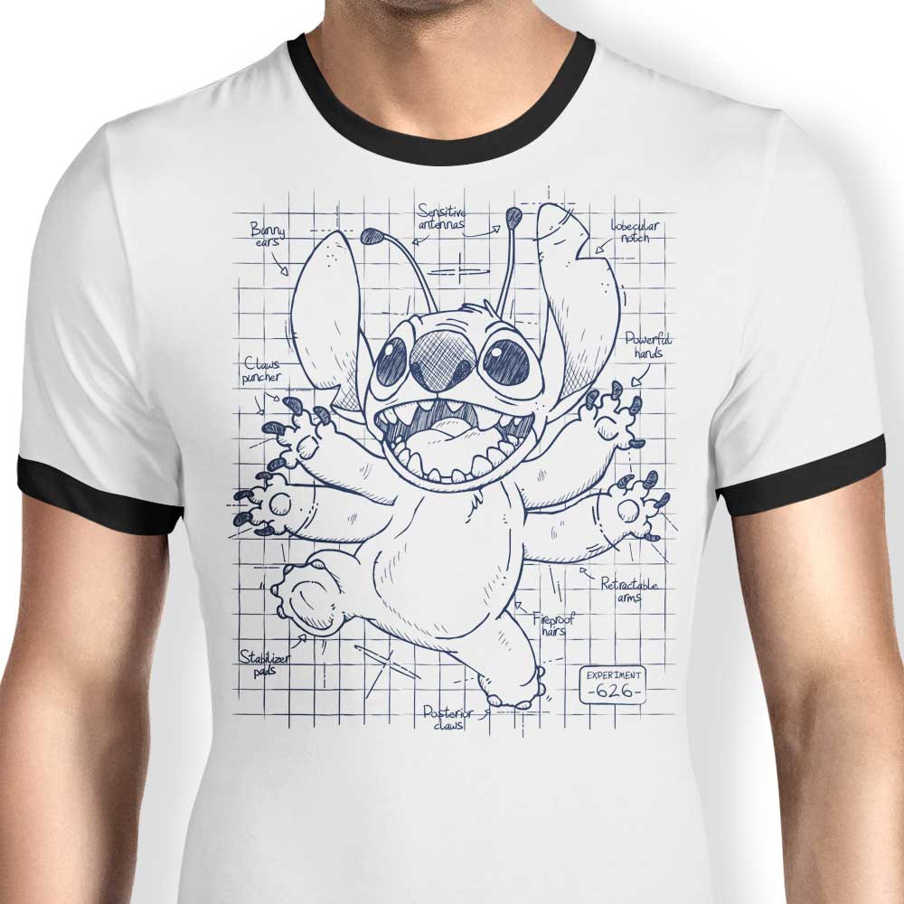 Experimental Plans Ringer - Adult & Kids T-Shirts, Sweatshirts & Hoodies apparel design preview 1