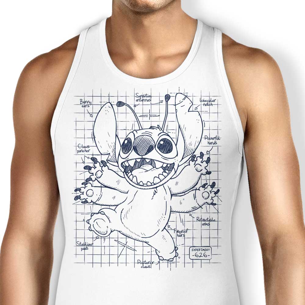 Experimental Plans Tank Top - Adult & Kids T-Shirts, Sweatshirts & Hoodies apparel design preview 1