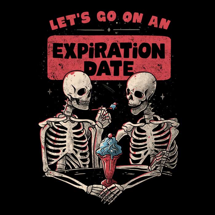 Expiration Date Men's Apparel - Adult & Kids T-Shirts, Sweatshirts & Hoodies apparel design preview 2