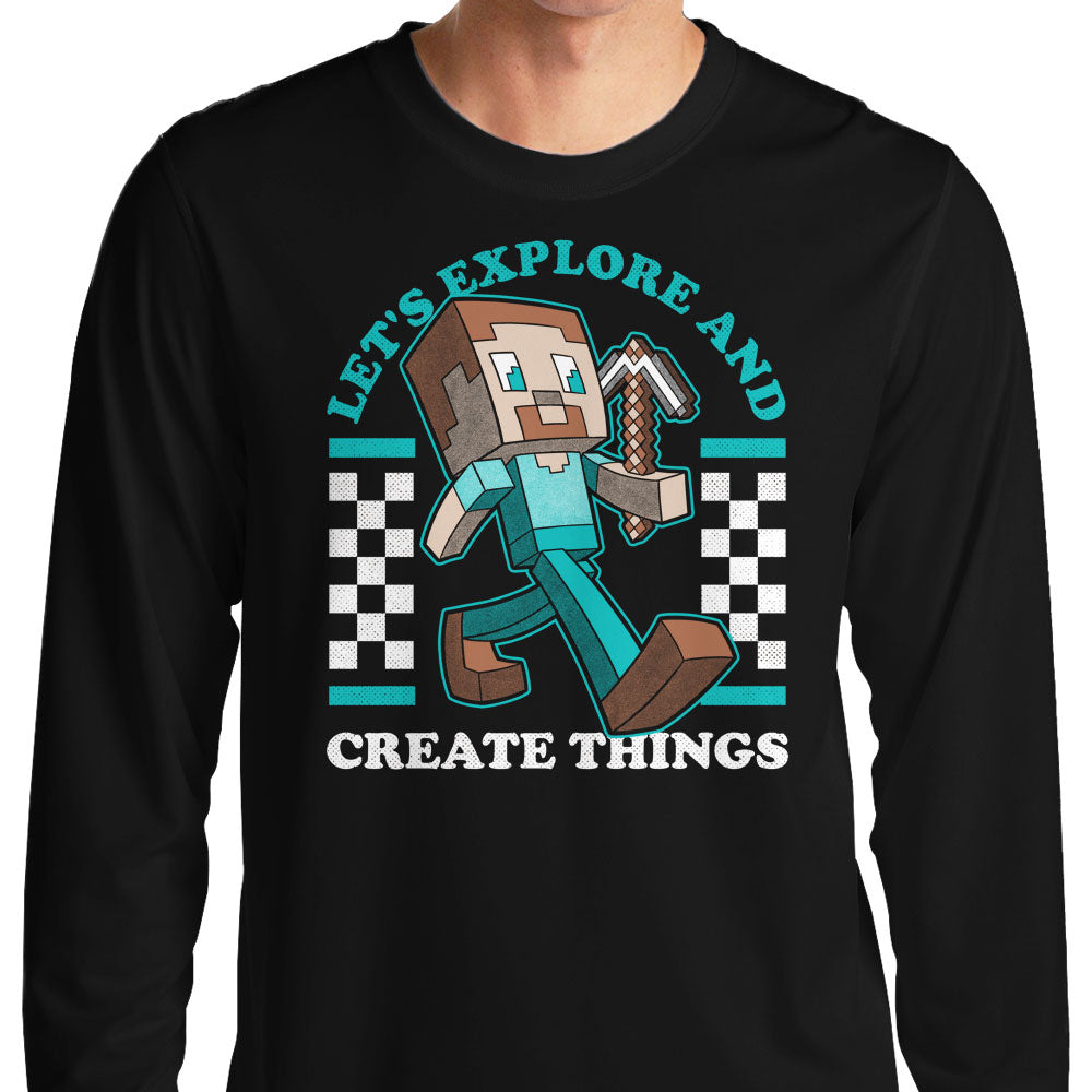 Explore and Create - Adult & Kids T-Shirts, Sweatshirts & Hoodies apparel design preview 1