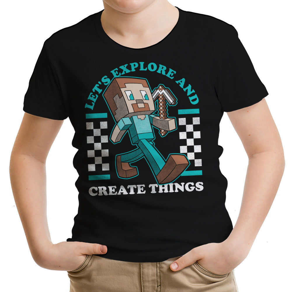 Explore and Create Youth Apparel - Adult & Kids T-Shirts, Sweatshirts & Hoodies apparel design preview 1