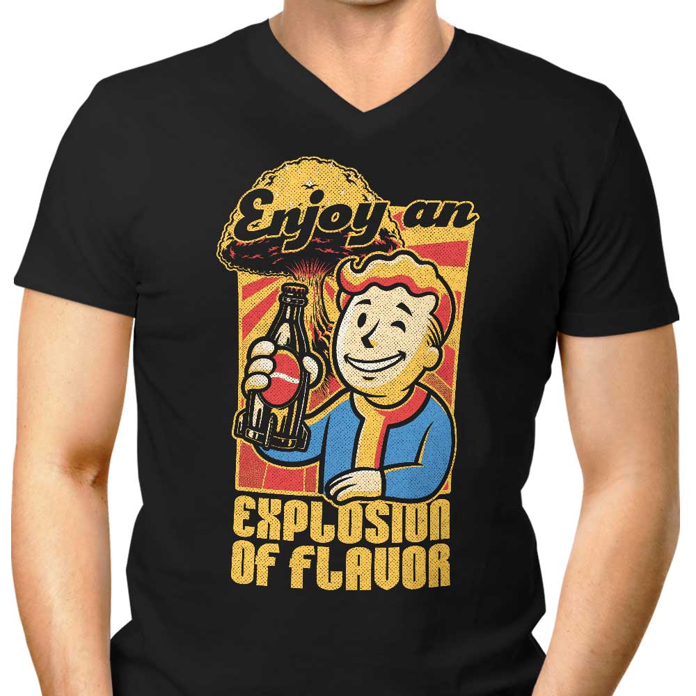 Explosion of Flavor Men's V-Neck - Adult & Kids T-Shirts, Sweatshirts & Hoodies apparel design preview 1