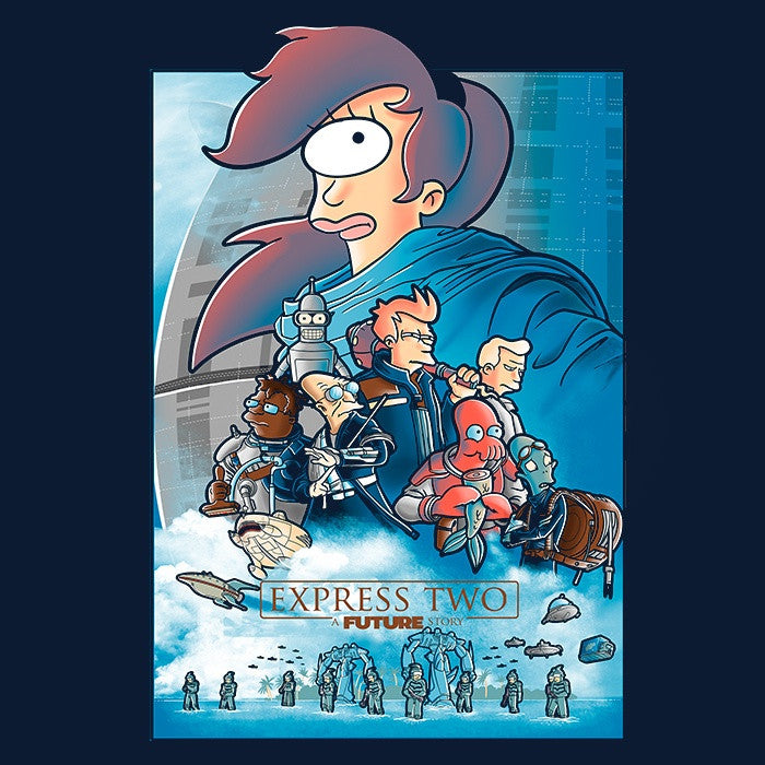 Express Two Coasters - Adult & Kids T-Shirts, Sweatshirts & Hoodies apparel design preview 1