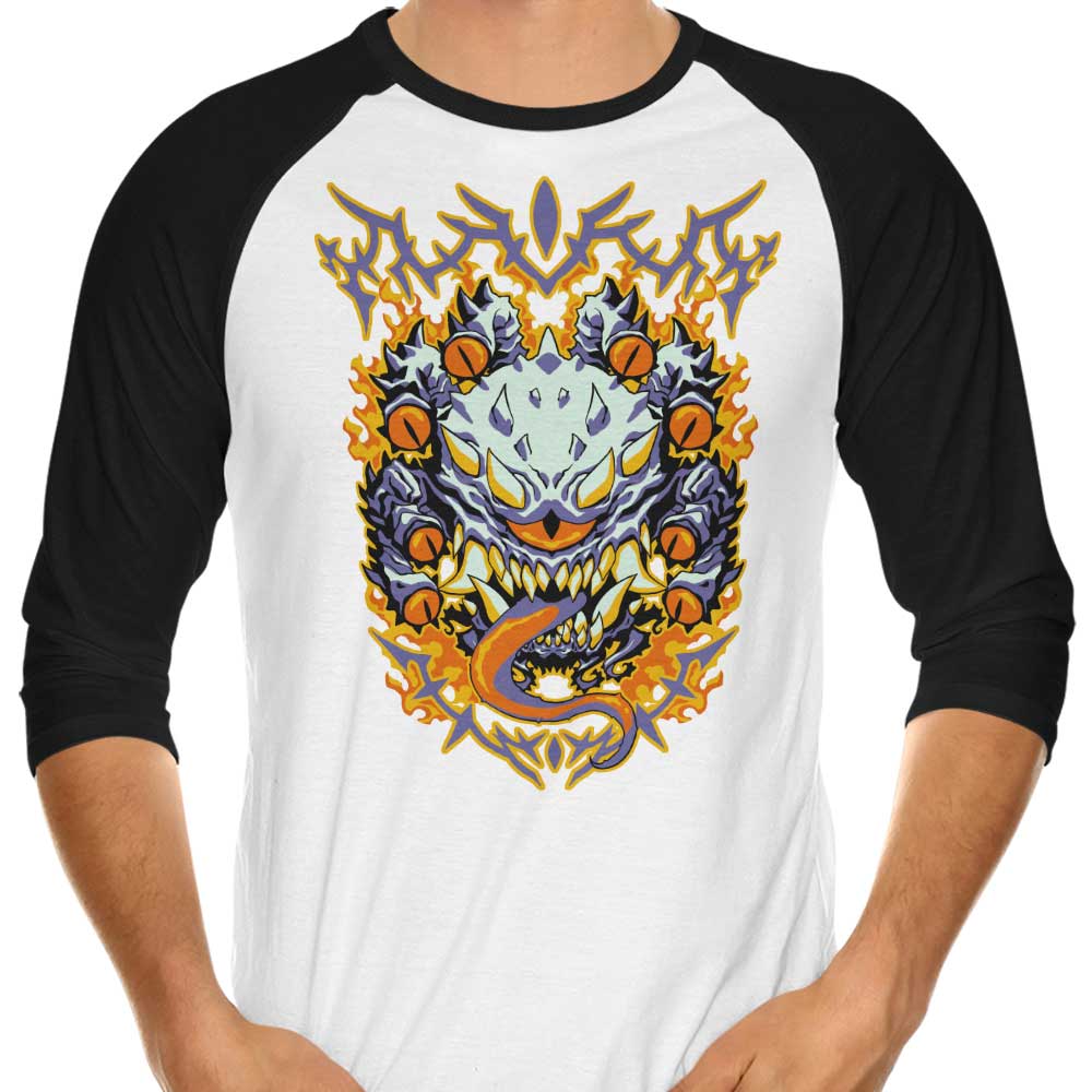 Eye of the Beholder 3/4 Sleeve Raglan - Adult & Kids T-Shirts, Sweatshirts & Hoodies apparel design preview 1