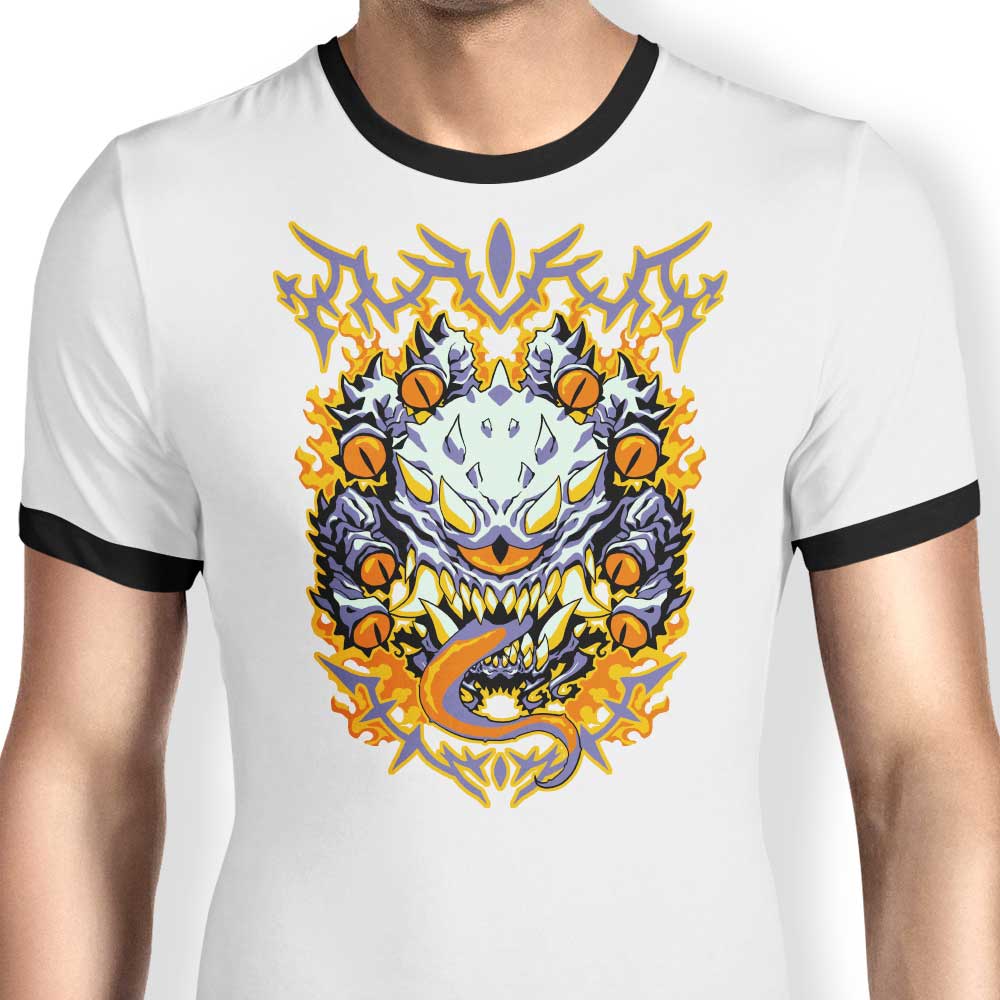 Eye of the Beholder Ringer - Adult & Kids T-Shirts, Sweatshirts & Hoodies apparel design preview 1