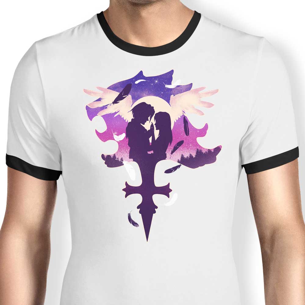 Eyes on Me Ringer - Adult & Kids T-Shirts, Sweatshirts & Hoodies apparel design preview 1