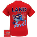 Girlie Girl Originals Preppy Land I Love Flag USA - Adult & Kids T-Shirts, Sweatshirts & Hoodies apparel design preview 1