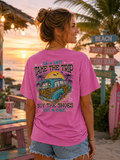 Sassy Frass Life is Short Take the Trip Bright Girlie - Adult & Kids T-Shirts, Sweatshirts & Hoodies apparel design preview 1