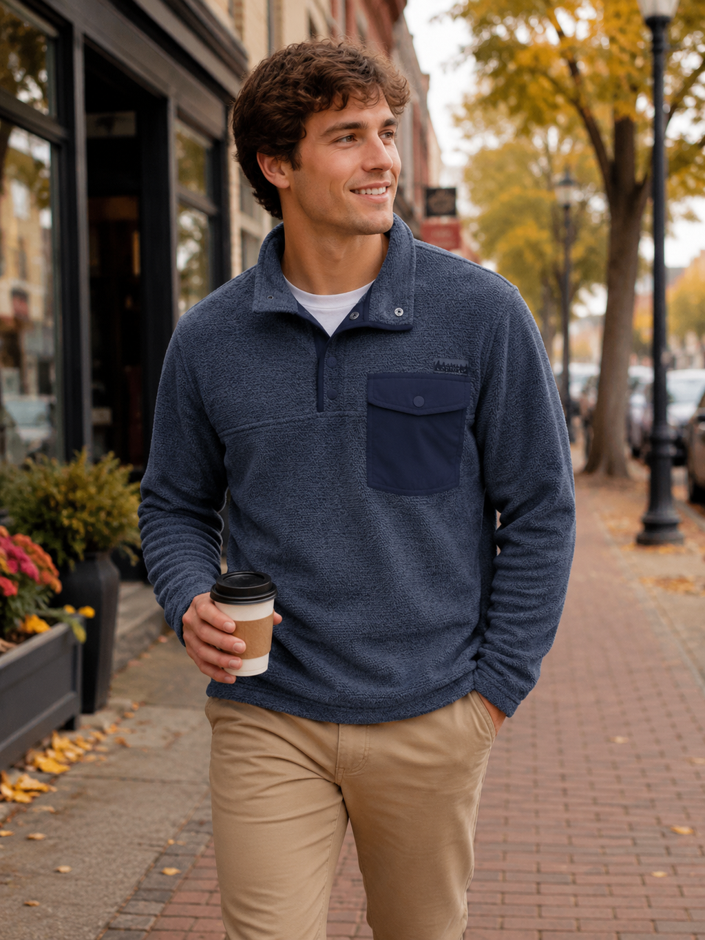 SALE Simply Southern Blue Snap Sweater Unisex Jacket - Adult & Kids T-Shirts, Sweatshirts & Hoodies apparel design preview 1
