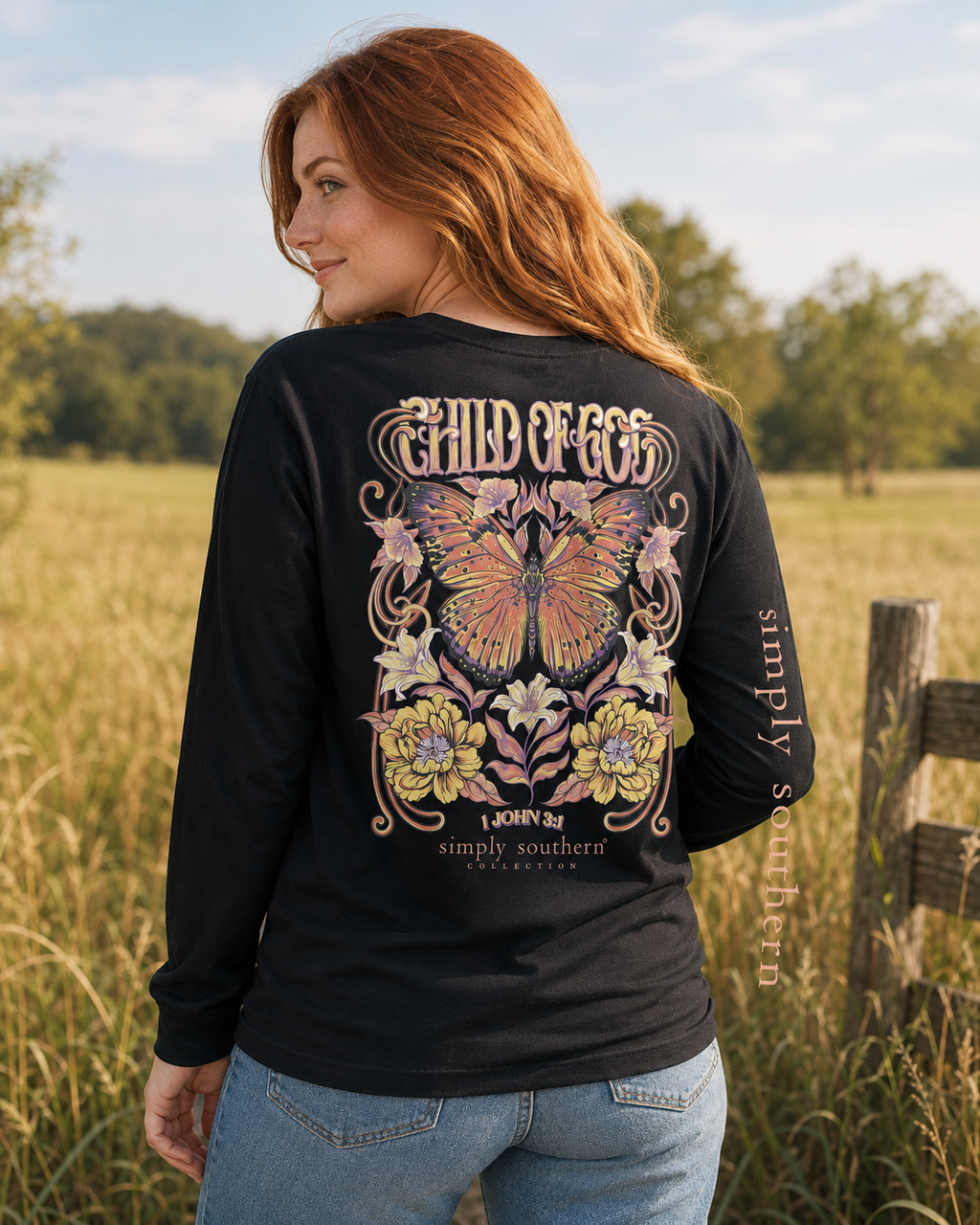 Simply Southern Child Of God - Adult & Kids T-Shirts, Sweatshirts & Hoodies apparel design preview 1