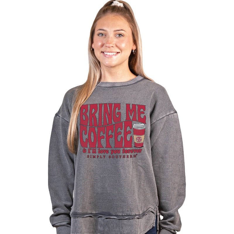 Simply Southern Bring Coffee Crew - Adult & Kids T-Shirts, Sweatshirts & Hoodies apparel design preview 1