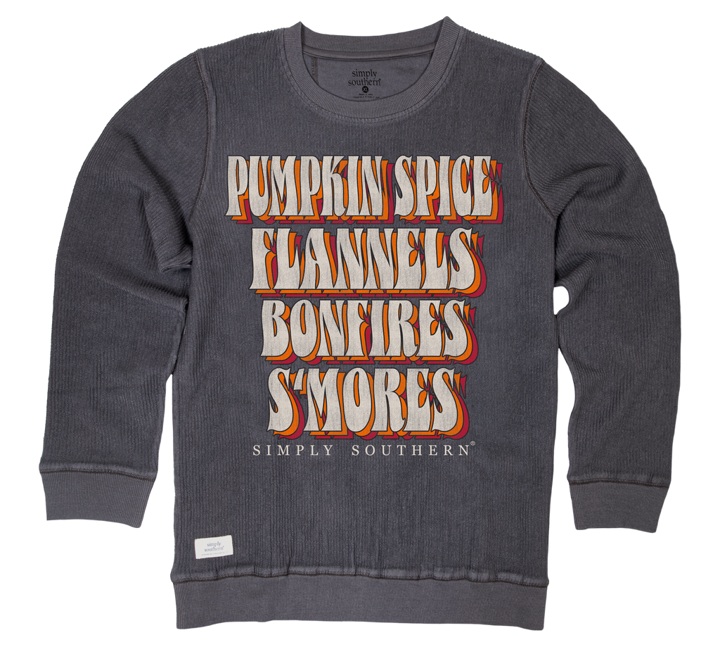 SALE Simply Southern Pumpkin Spice Crew - Adult & Kids T-Shirts, Sweatshirts & Hoodies apparel design preview 2