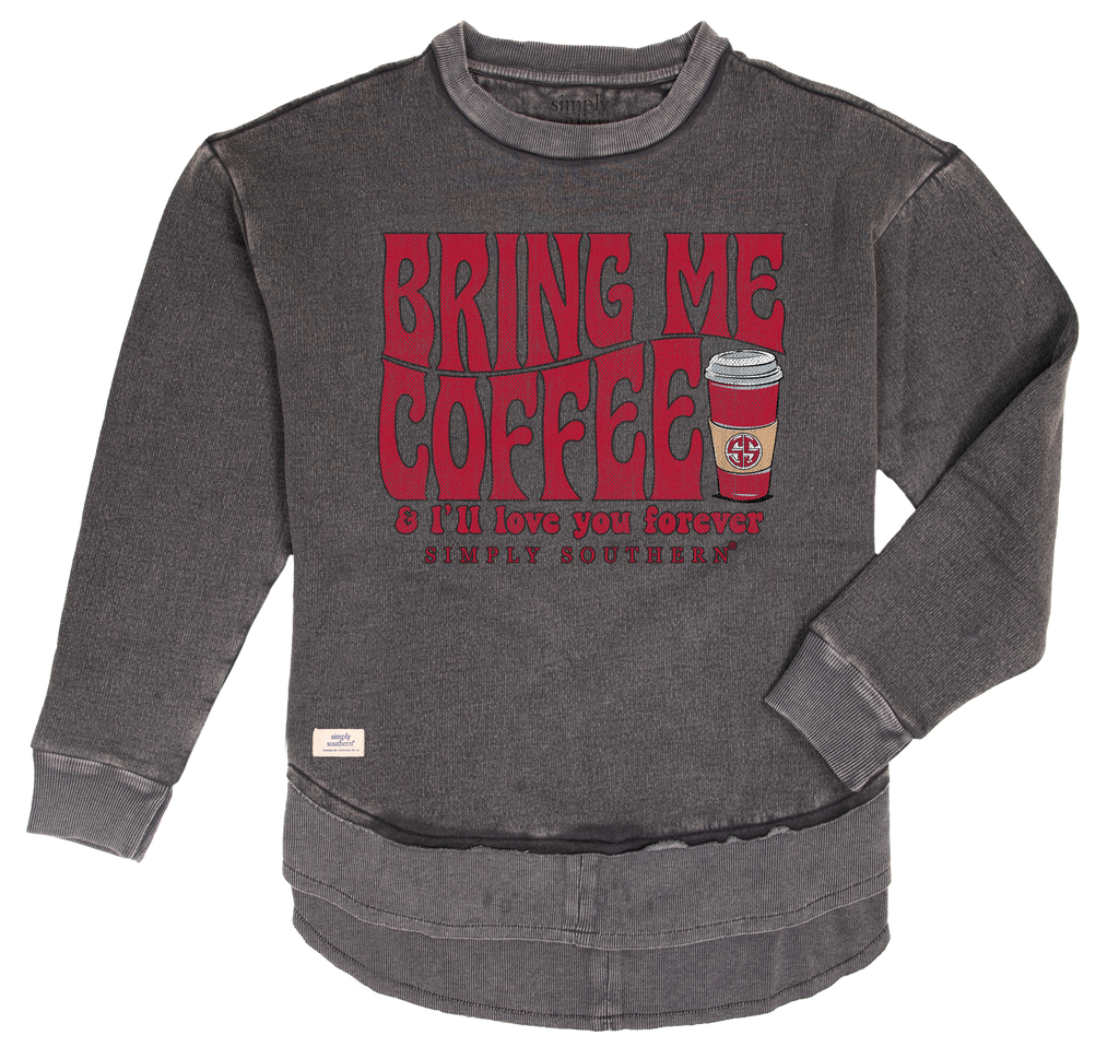 Simply Southern Bring Coffee Crew - Adult & Kids T-Shirts, Sweatshirts & Hoodies apparel design preview 2