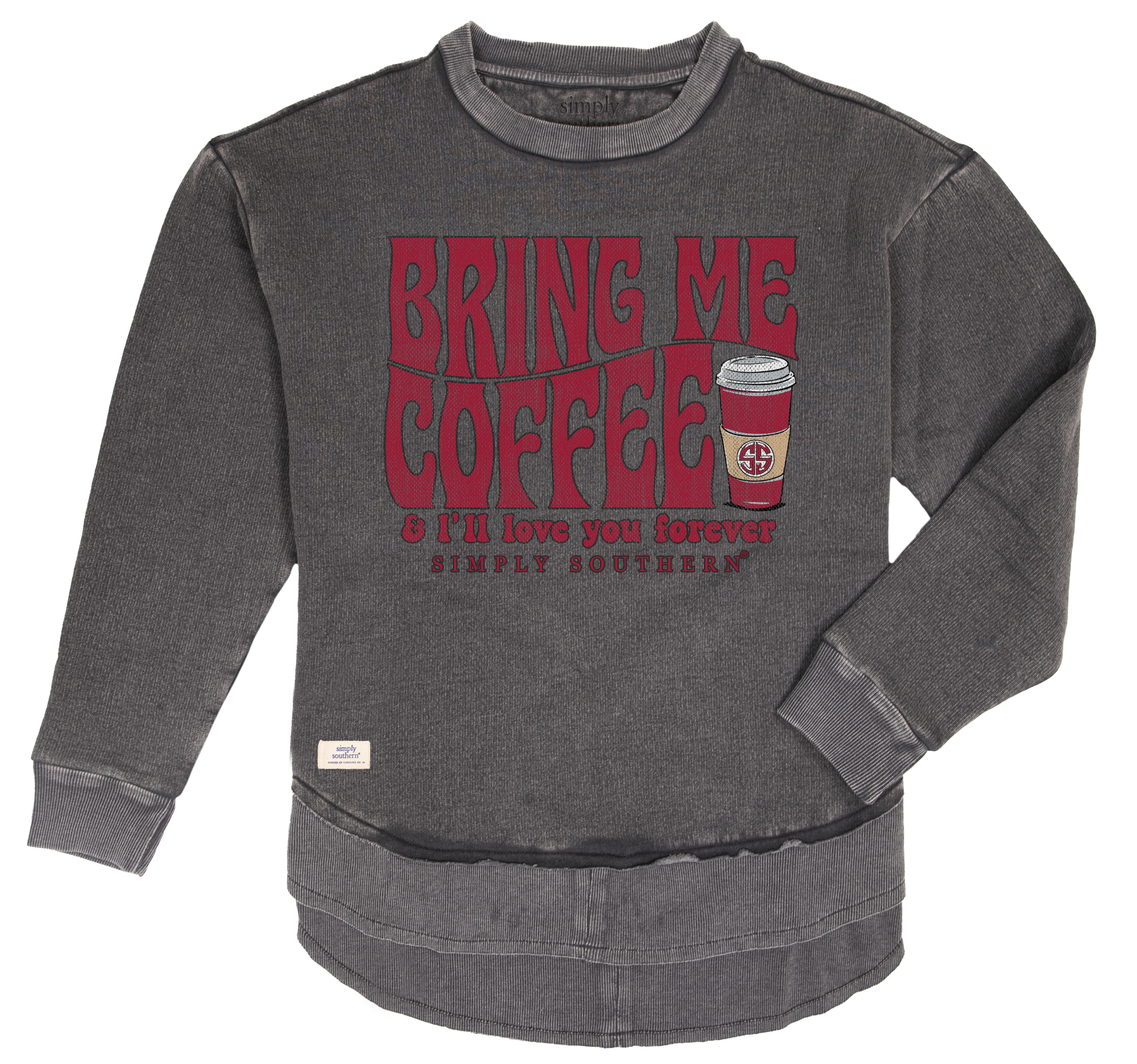 Simply Southern Bring Coffee Crew - Adult & Kids T-Shirts, Sweatshirts & Hoodies apparel design preview 2