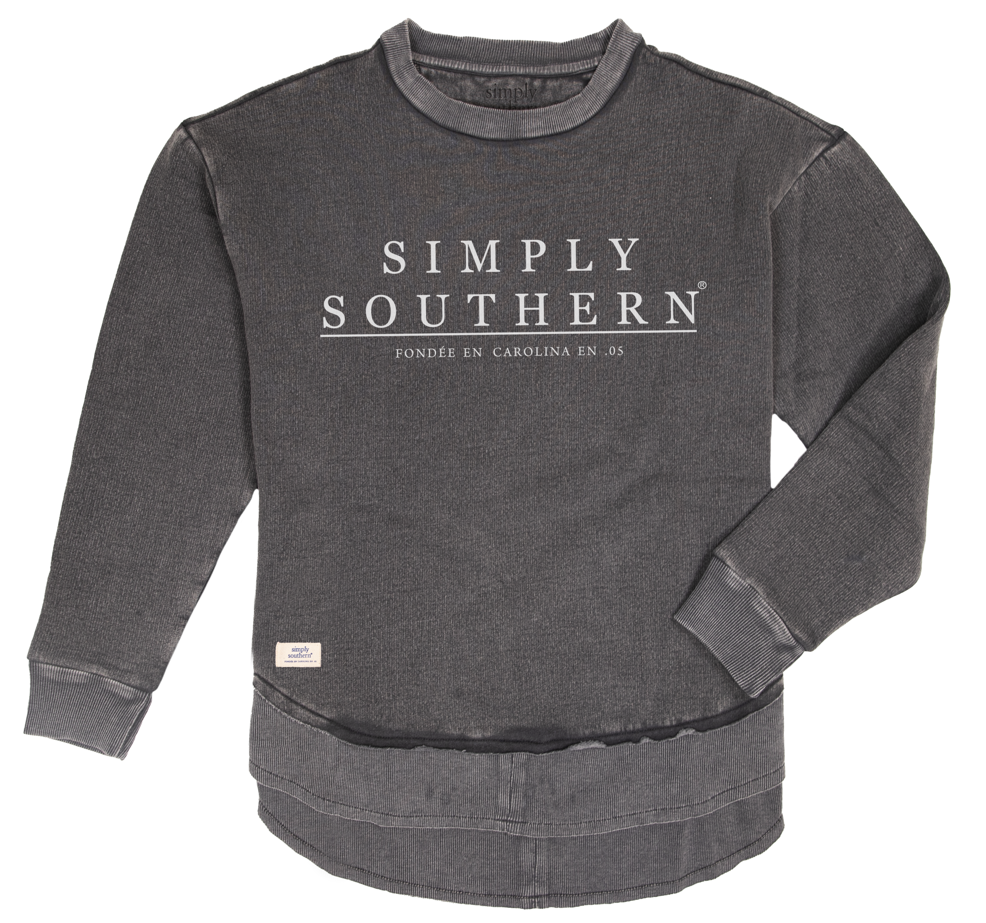 Simply Southern Classic Logo Grey Crew - Adult & Kids T-Shirts, Sweatshirts & Hoodies apparel design preview 2