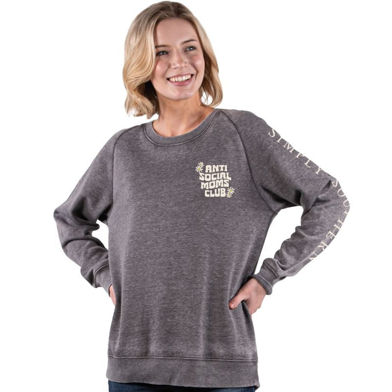 SALE Simply Southern Anti Social Moms Club Crew - Adult & Kids T-Shirts, Sweatshirts & Hoodies apparel design preview 1