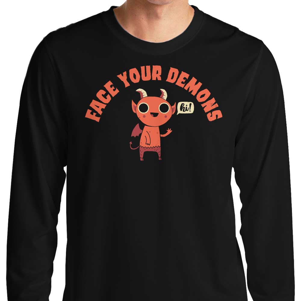 Face Your Demons - Adult & Kids T-Shirts, Sweatshirts & Hoodies apparel design preview 1