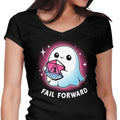 Fail Forward Women's V-Neck - Adult & Kids T-Shirts, Sweatshirts & Hoodies apparel design preview 1