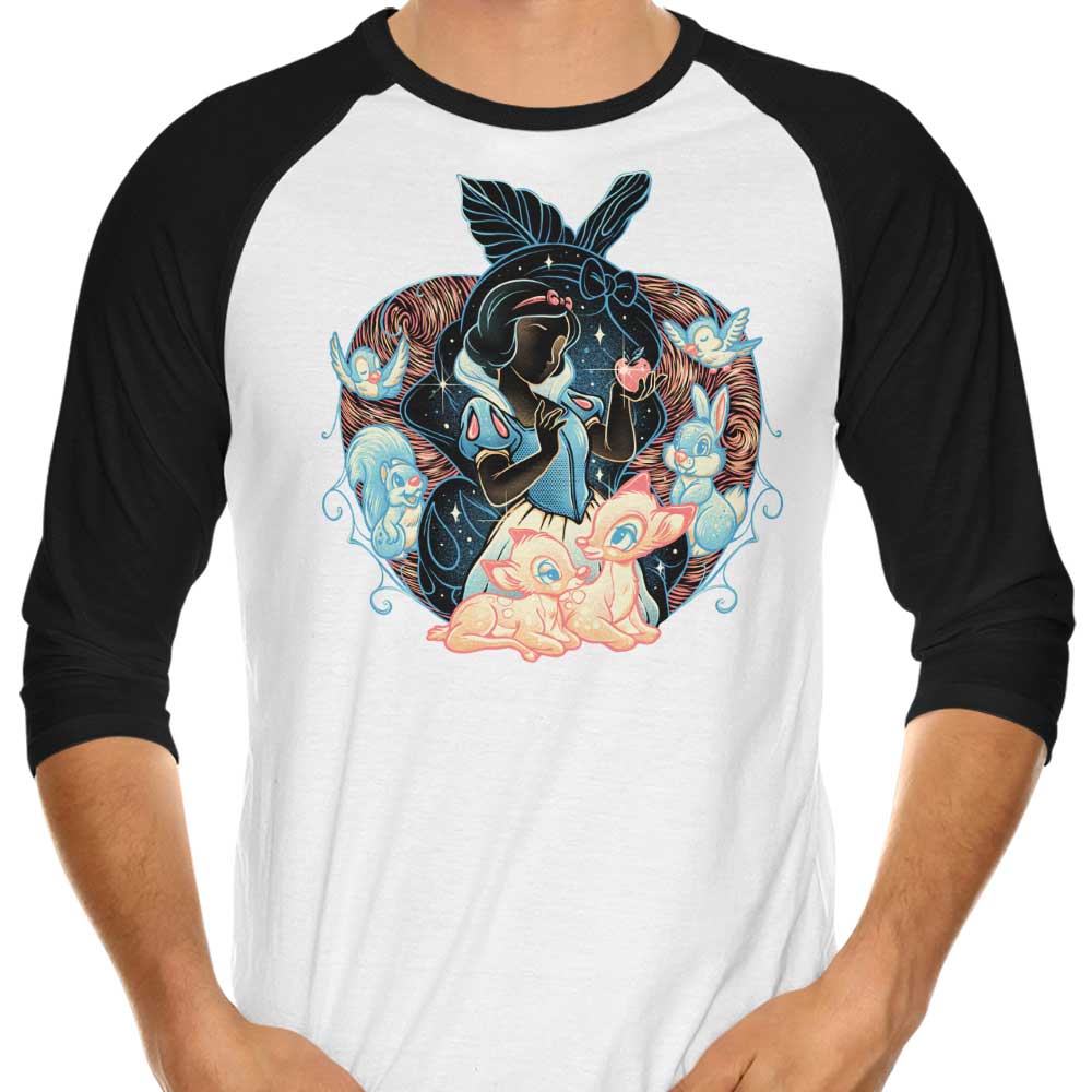 Fairest in the Night 3/4 Sleeve Raglan - Adult & Kids T-Shirts, Sweatshirts & Hoodies apparel design preview 1