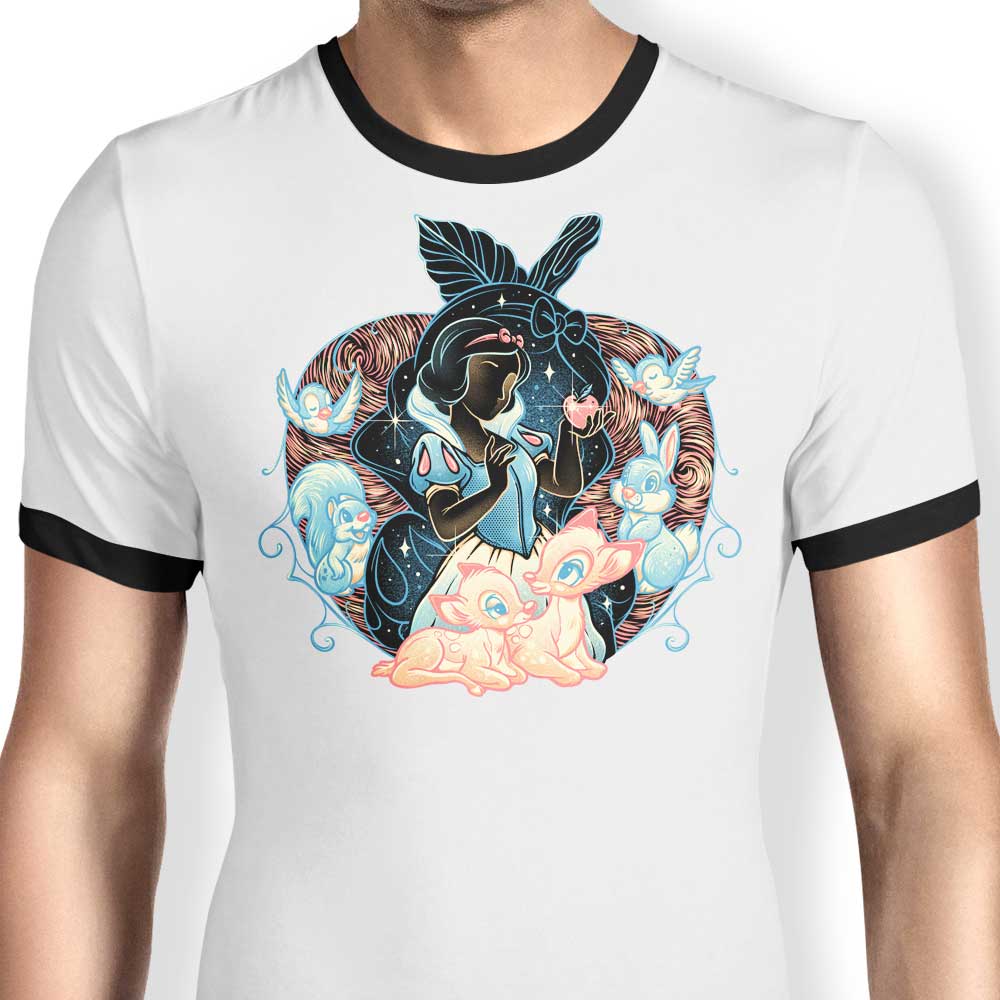 Fairest in the Night Ringer - Adult & Kids T-Shirts, Sweatshirts & Hoodies apparel design preview 1