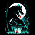 Fairy Tale Wolf Coasters - Adult & Kids T-Shirts, Sweatshirts & Hoodies apparel design preview 1