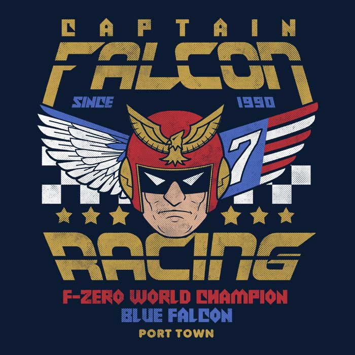 Falcon Racing - Adult & Kids T-Shirts, Sweatshirts & Hoodies apparel design preview 2