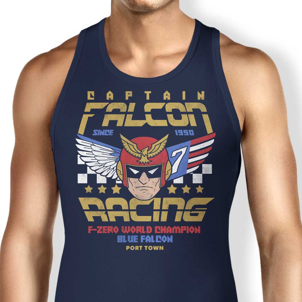 Falcon Racing Tank Top - Adult & Kids T-Shirts, Sweatshirts & Hoodies apparel design preview 1
