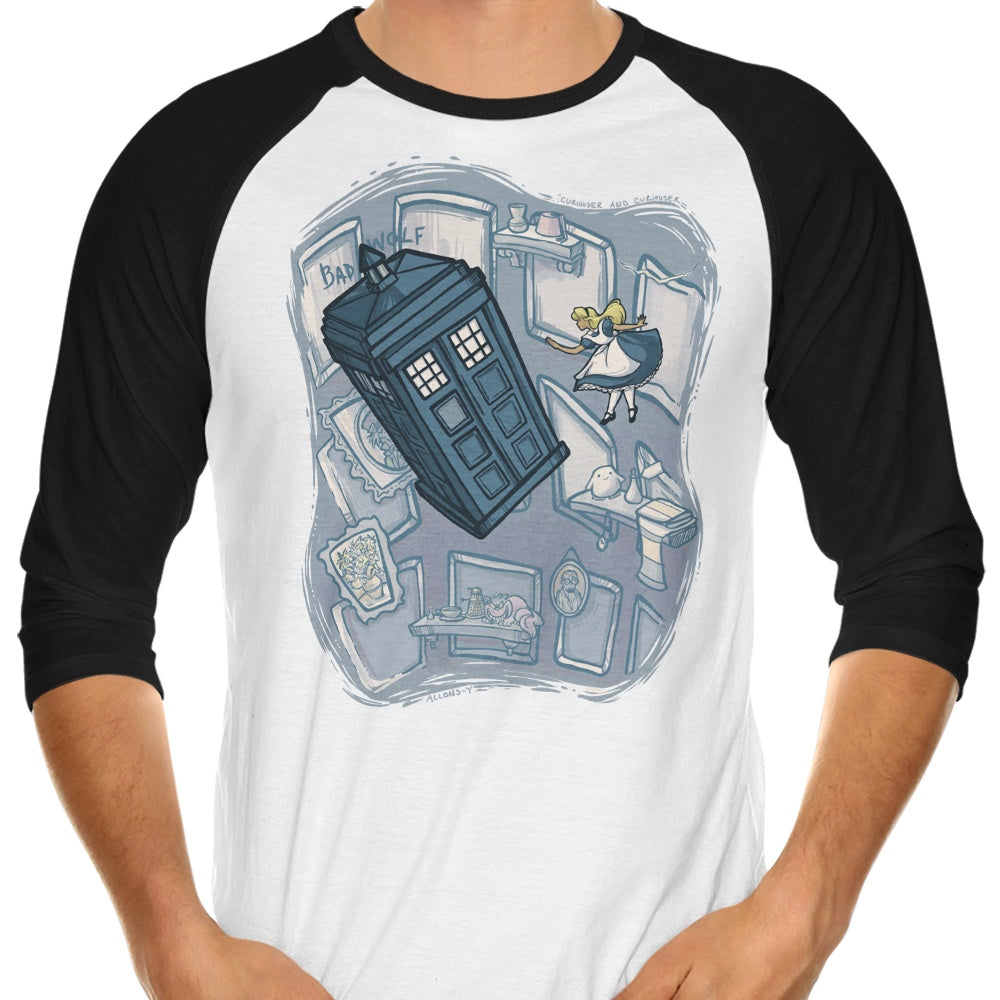 Falling 3/4 Sleeve Raglan - Adult & Kids T-Shirts, Sweatshirts & Hoodies apparel design preview 1