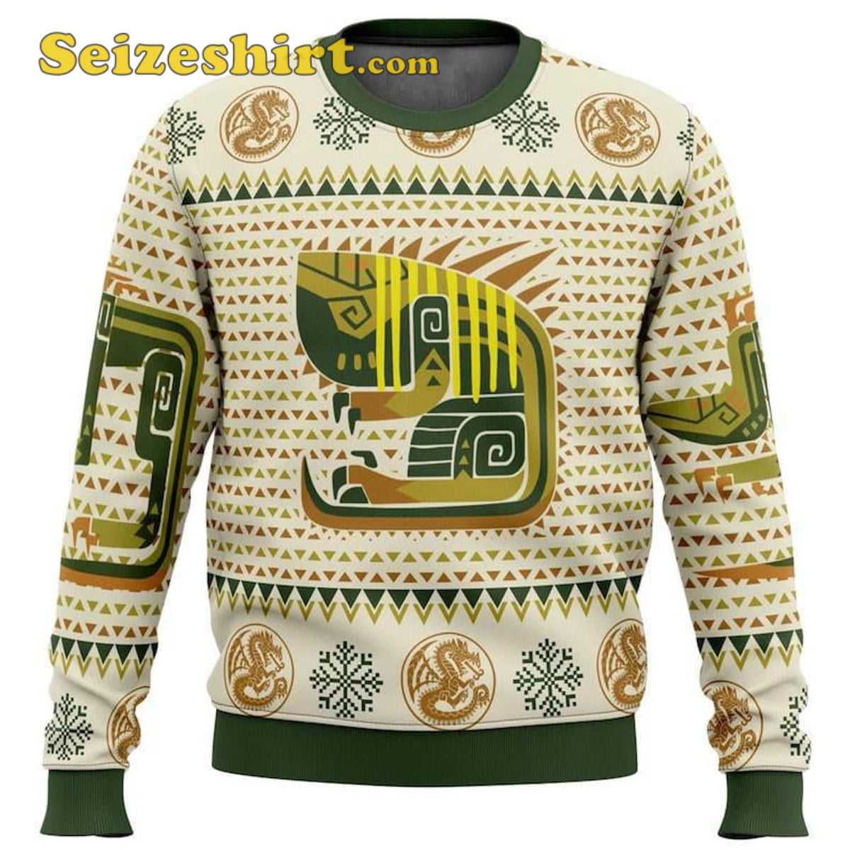 Famous Monster 3D All Over Printed Shirt Video Games Ugly Christmas Sweater Fan Gift For Men Kid product image