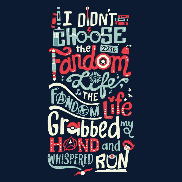 Fandom Life Tank Top - Adult & Kids T-Shirts, Sweatshirts & Hoodies apparel design preview 2