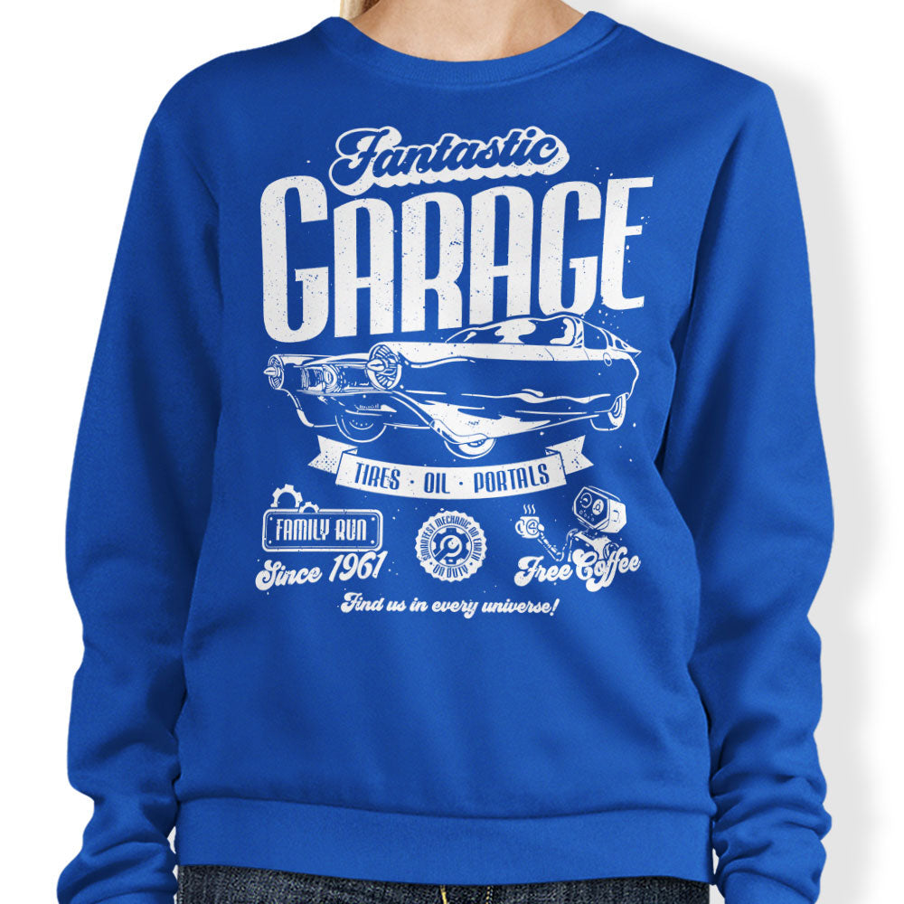 Fantastic Garage - Adult & Kids T-Shirts, Sweatshirts & Hoodies apparel design preview 1