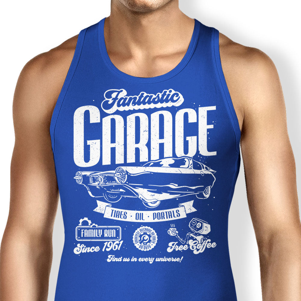 Fantastic Garage Tank Top - Adult & Kids T-Shirts, Sweatshirts & Hoodies apparel design preview 1