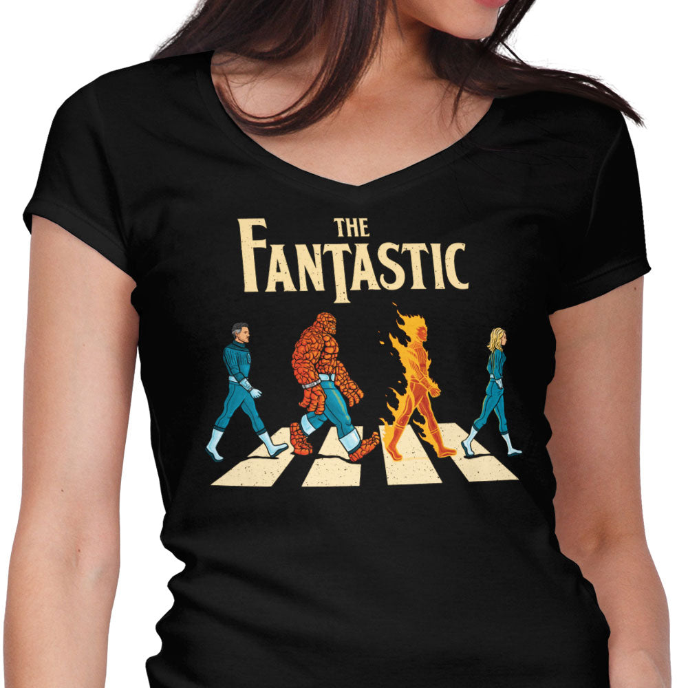 Fantastic Road Women's V-Neck - Adult & Kids T-Shirts, Sweatshirts & Hoodies apparel design preview 1